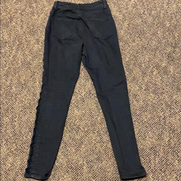 HAMMER BLACK JEANS SIZE 7 - Picture 4 of 4